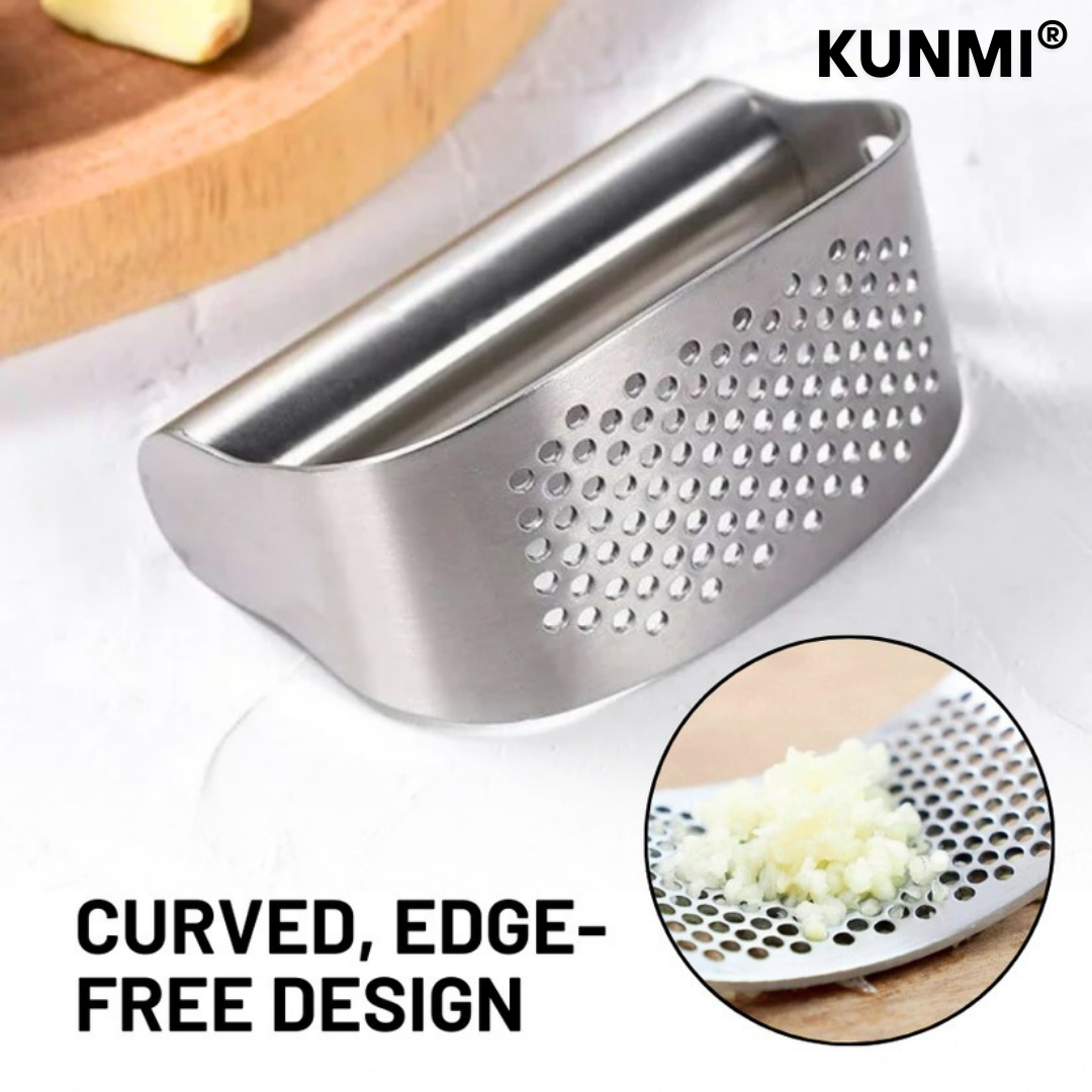 Stainless Steel Garlic Crusher