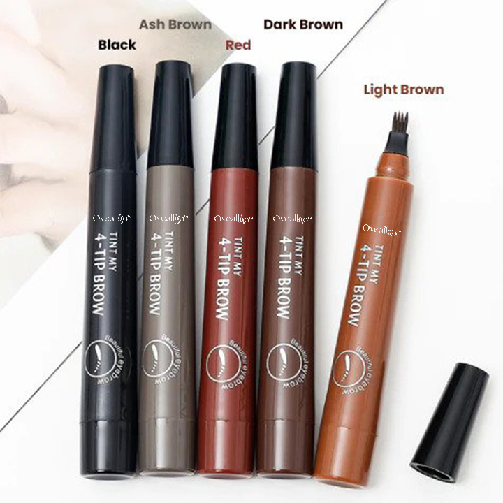 Oveallgo™ 4-Tip Advanced Microblading Eyebrow Tattoo Pen