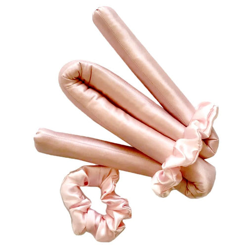 Heatless Curling Hair Kit Morning Shades Pink