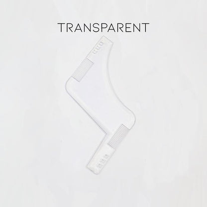Men Beard Easy Shaving Template Guide Hair Styling Tools Every Day And Night Transparent 1pc 