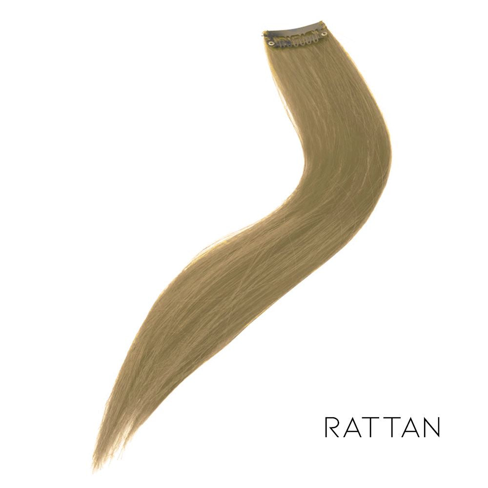 Highlight-Coloured Hair Piece Morning Shades Rattan 