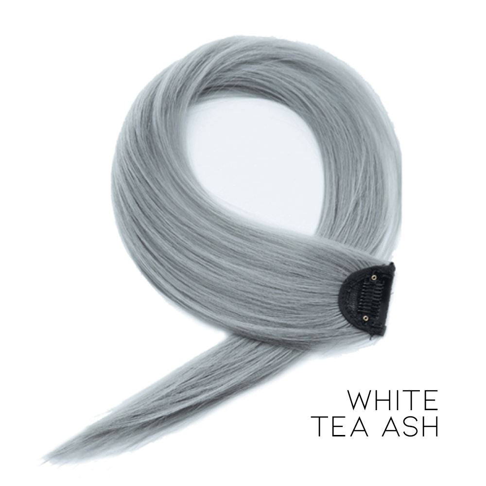 Highlight-Coloured Hair Piece Morning Shades White Tea Ash 