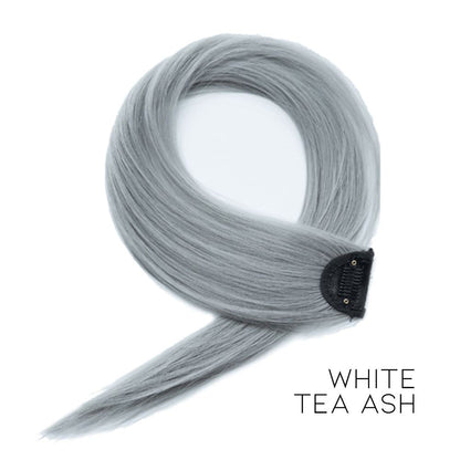 Highlight-Coloured Hair Piece Morning Shades White Tea Ash 