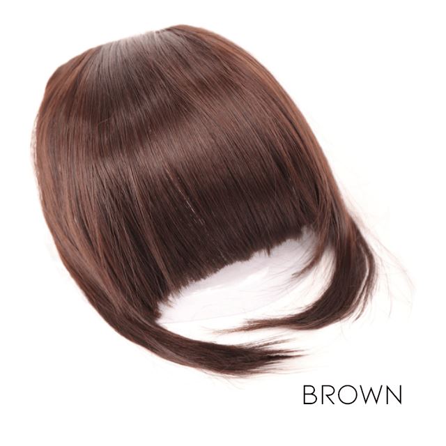 Seamless Clip-In Bangs Morning Shades Brown 