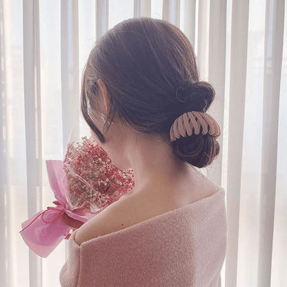 Fleece Ponytail Nest Clip Morning Shades 