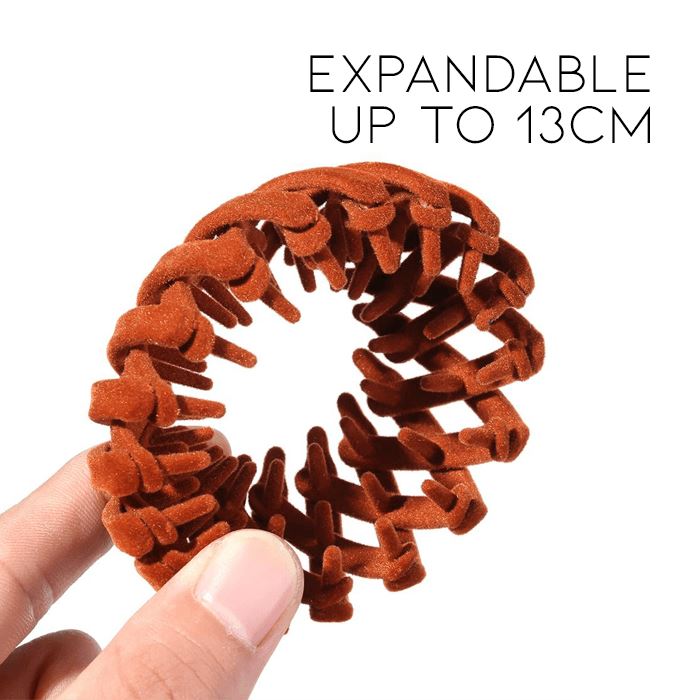 Fleece Ponytail Nest Clip Morning Shades 
