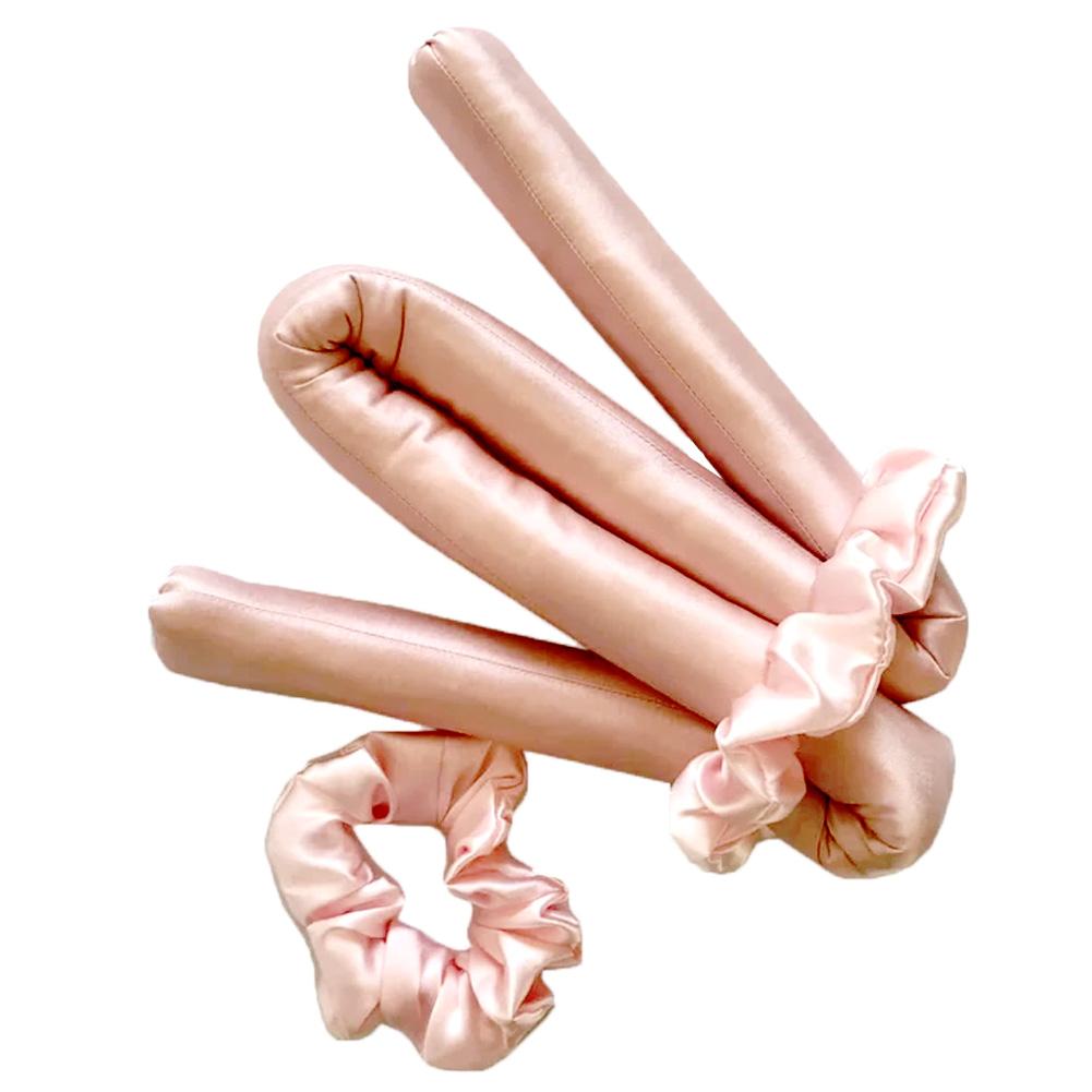 Heatless Curling Hair Kit Morning Shades Pink 