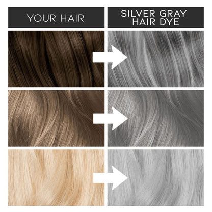 Silver Gray Hair Dye Morning Shades 