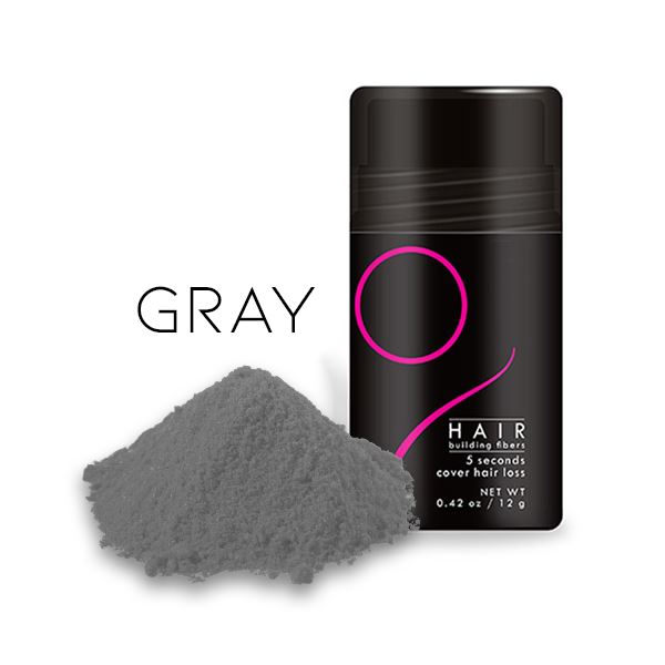 FluffUp Hair Fiber Powder Hair Color Every Day And Night Grey 