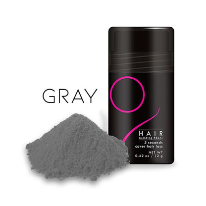 FluffUp Hair Fiber Powder Hair Color Every Day And Night Grey 