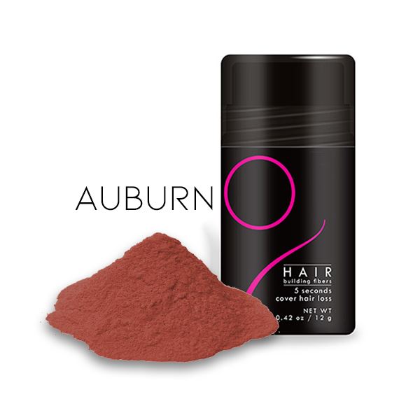 FluffUp Hair Fiber Powder Hair Color Every Day And Night Auburn 