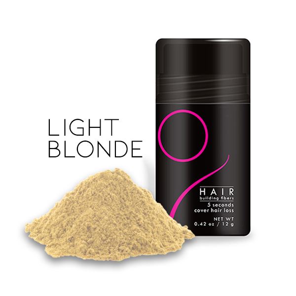 FluffUp Hair Fiber Powder Hair Color Every Day And Night Light Blonde 